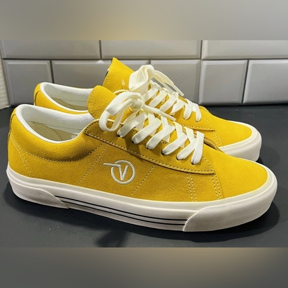 Vans Other - Retro Vans Yellow Anaheim Factory SID DX Skateboard Sneakers Men Sz 6 Women 7.5